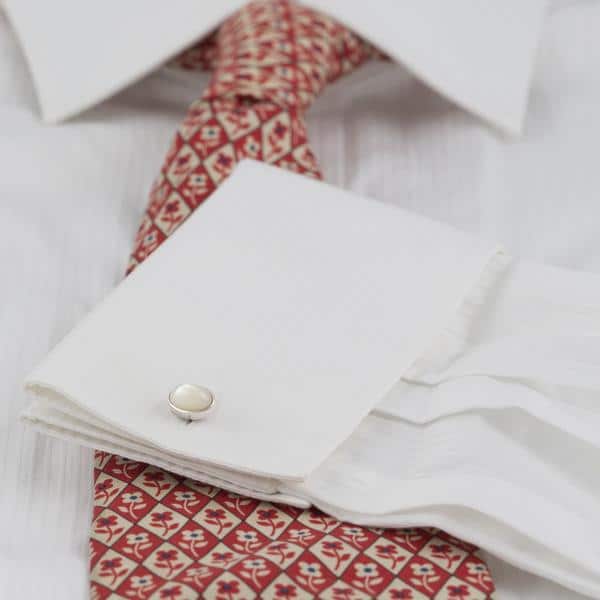 Mother of Pearl sterling silver cufflinks